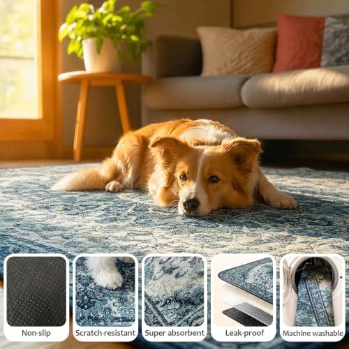 Washable Pee Pads for Dogs 36"x48" 2 Pack Reusable Puppy Potty Pad - Image 5