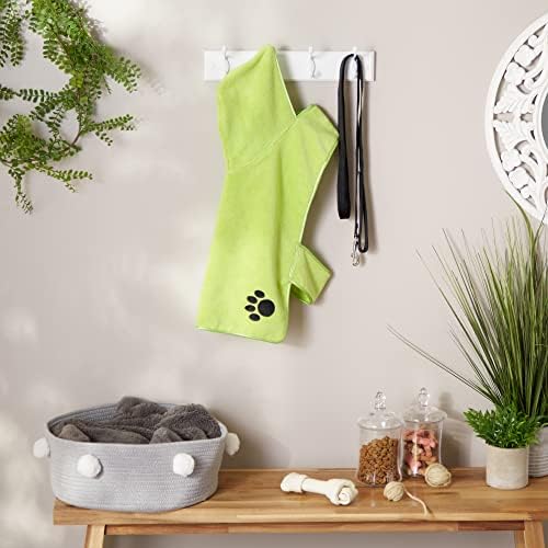 Bone Dry Pet Robe Collection, Embroidered Absorbent Microfiber Bath Robe - Image 6