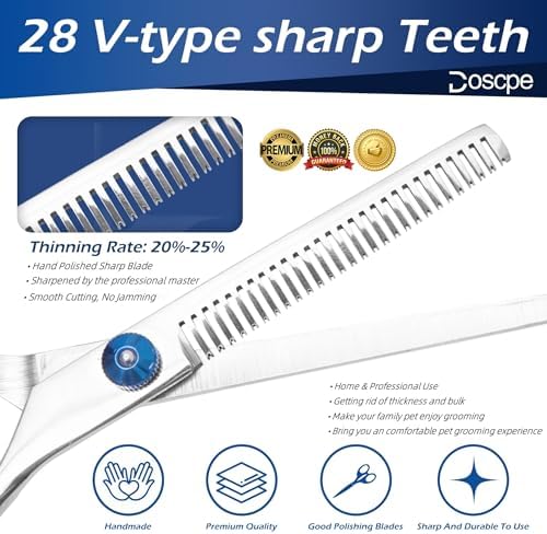 Dog Thinning Shears Professional Dog Grooming Scissors - Image 2