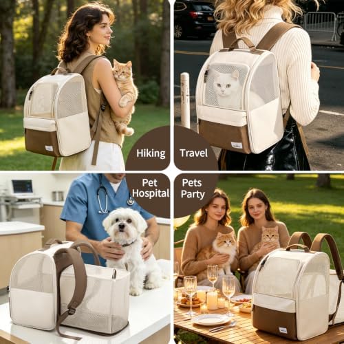 wakytu Expandable Cat Carrier Backpack, Pet Carrier - Image 6