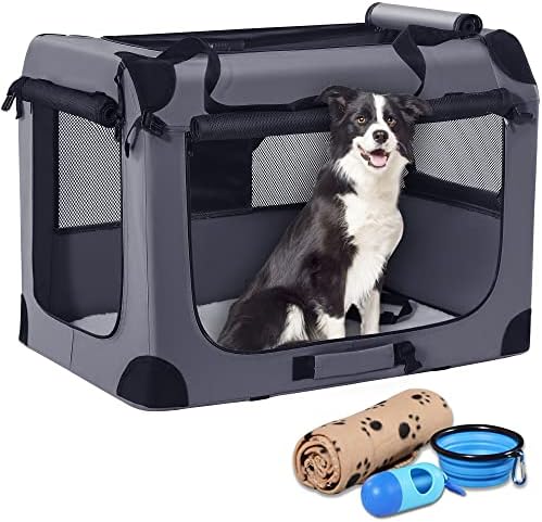 Petprsco Portable Dog Crates for Medium Dogs by Petprsco