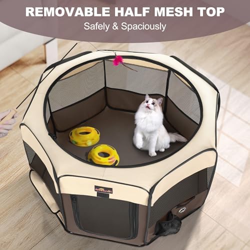 Aivituvin Dog Playpen, Foldable Pet Play Pens - Image 3