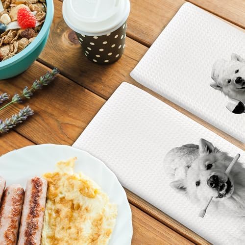 Dog Kitchen Towels Decor Set of 2 - Image 4