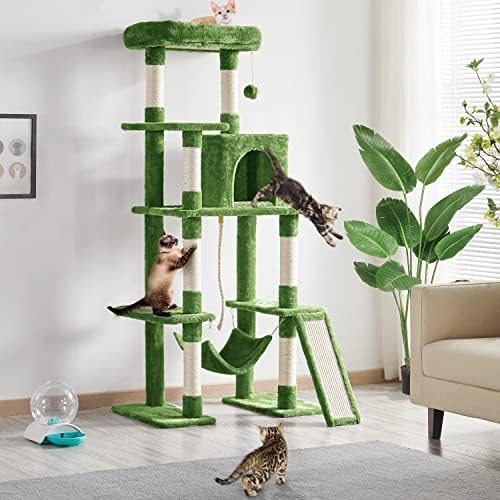 Yaheetech 63in Sturdy Large Cat Tree - Image 2