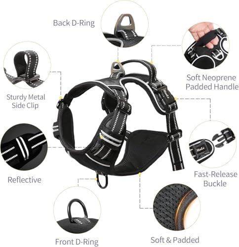 HEELE Dog Harness Dog Harness Small Dog No Pull Harness - Image 4