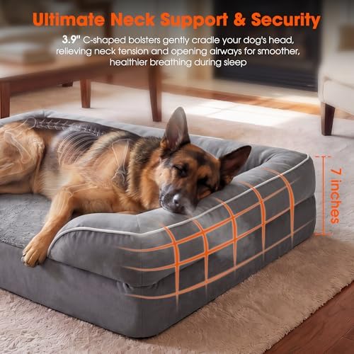 Waterproof Orthopedic Dog Bed for Extra Large Dogs - Image 5
