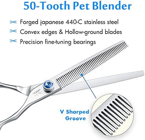JASON Dog Grooming Thinning Scissors - Image 3