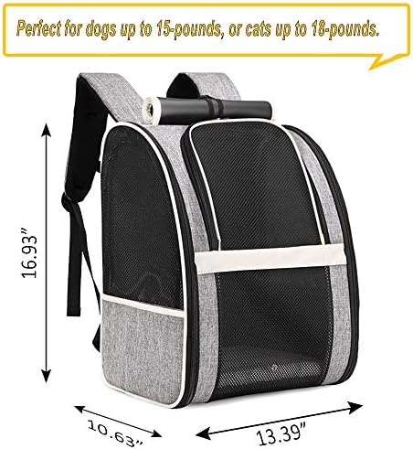 Texsens Innovative Traveler Bubble Backpack Pet Carriers - Image 2