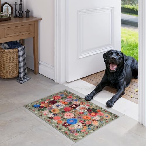Bath Mat 17x24 Non Slip, Washable Low Pile Area Rug - Image 5