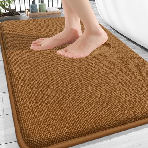 OLANLY Thick Memory Foam Bathroom Rugs 30x20, Absorbent Bath Mat by OLANLY