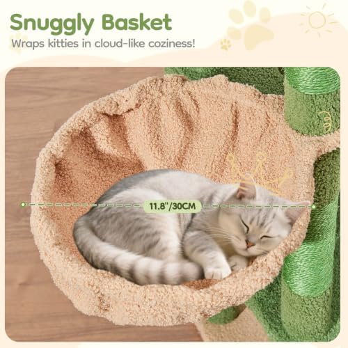 Taoqimiao Sturdy Cat Tree, Cat Tower - Image 5