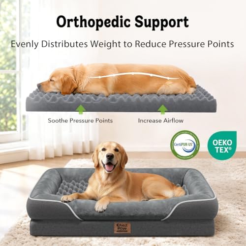 Chez Paw Orthopedic Washable XXL Dog Bed - Image 2