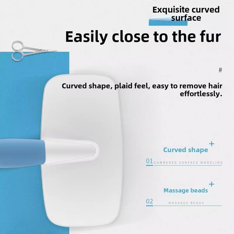 2 in1 grooming pet Slicker Brush forDe-Shedding Fine Comb - Image 4