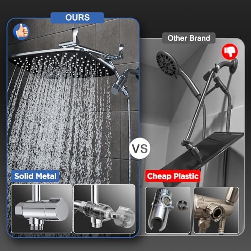 Veken 11.8" High Pressure Shower Head - Image 5