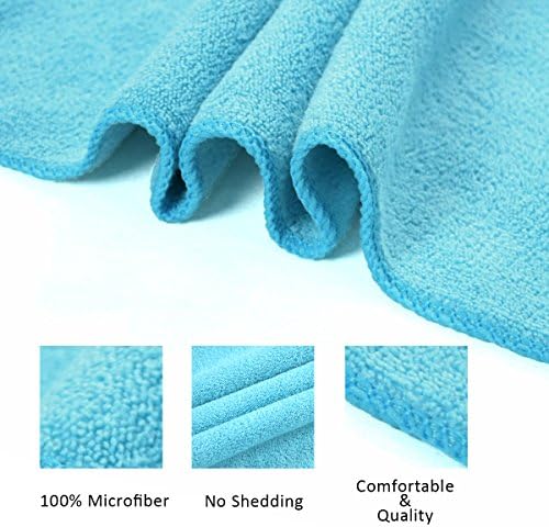 JML Microfiber Bath Towel Set, 6 Pack - Image 3
