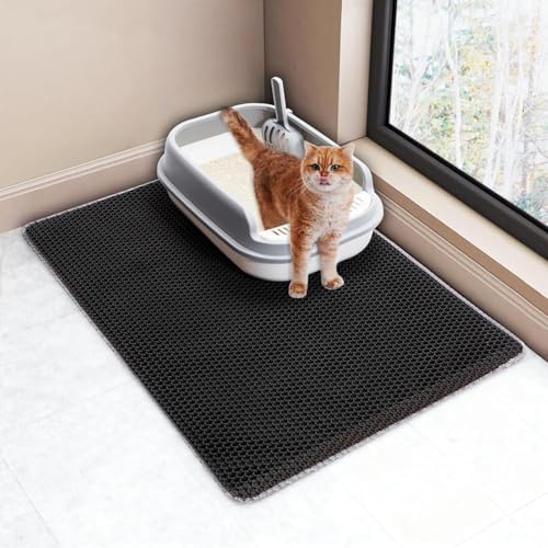 Cat Litter Mat Large, 35x25 In Kitty Litter Trapping Mat, Scatter Control - Image 3