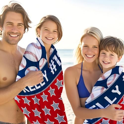 Personalized Beach Towel With Name, Custom Beach Towel with Name, Customized - Image 5