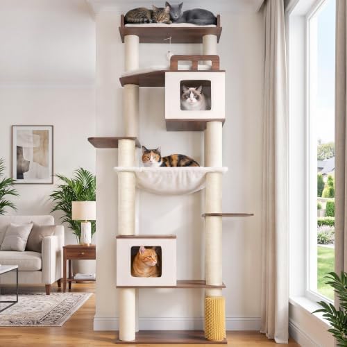 Gitelsnour Cat Tree, Wooden Multi-Level Tower - Image 7
