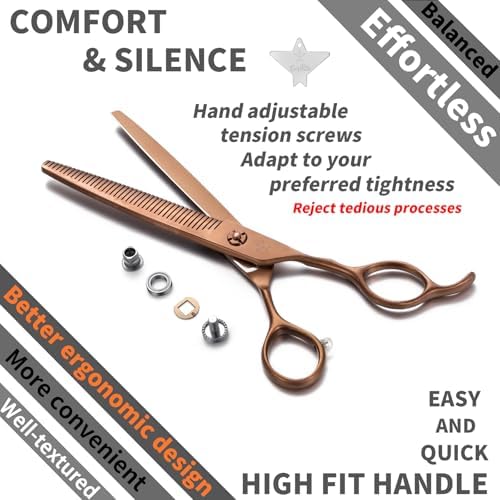 High-end Professional Dog Grooming Thinning Scissors Teeth Cutting Blending - Image 4