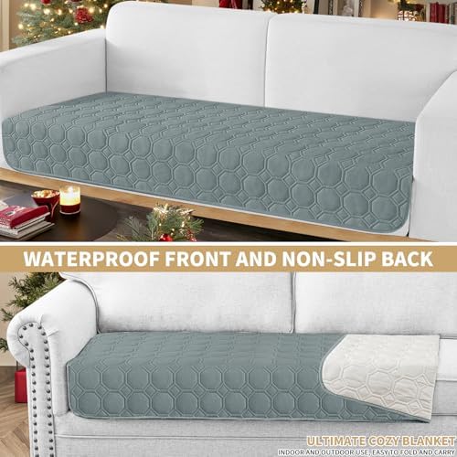 ZNSAYOTX Ultimate Cozy Blankets 100% Waterproof Sofa Mat Blanket - Image 2