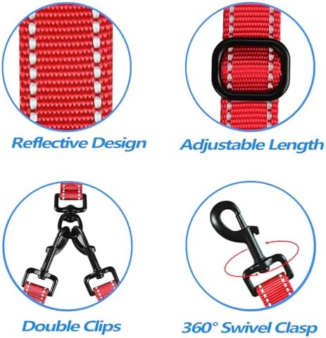PetBonus Double Dog Leash, No Tangle Dual Leash, Walking Training Lead - Image 4