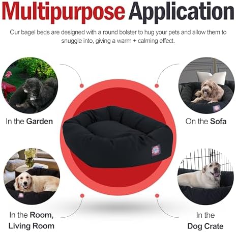 Majestic Pet Bagel Calming Dog Bed, 32 Inch Medium - Image 5