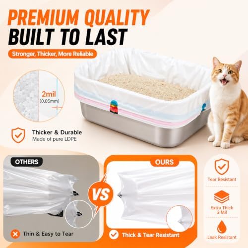 Sifting Litter Box Liners, 37 x 18 In - Image 5