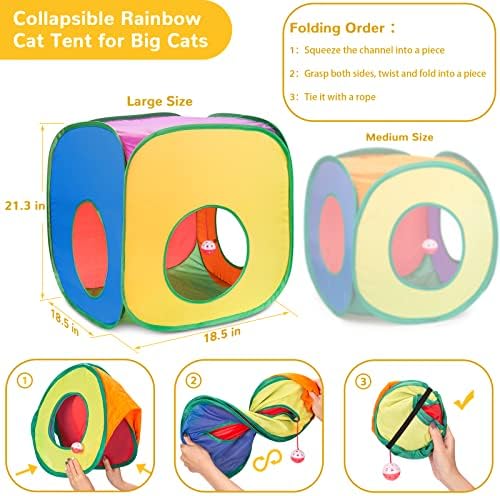 Retro Shaw 33 Pack Cat Toys for Indoor Cats, - Image 3