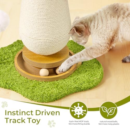 Cat Scratching Post, Mushroom Cat Scratcher - Image 4