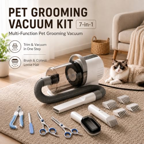 Dog Grooming Vacuum, Pet Grooming Kit - Image 2