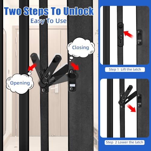 SHYUJAJIE 71 Inch Extra Tall Pet Gate - Image 4