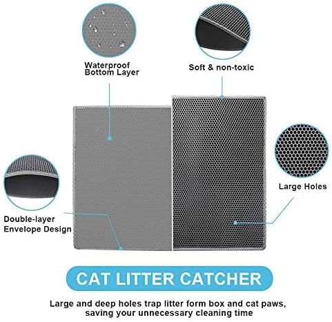 Bulkniu Cat Litter Mat, Waterproof, Durable & Easy to Clean - Image 3