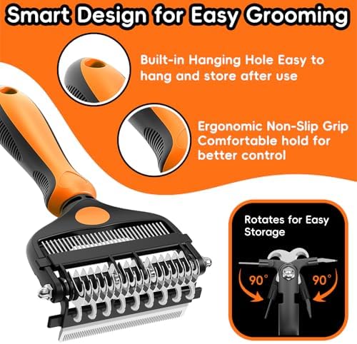 3-in-1 Professional Pet Grooming Brush - Image 3