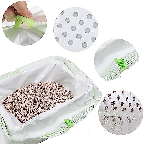 Sifting Cat Litter Liners with Holes 21 Count Large Drawstring - Image 7
