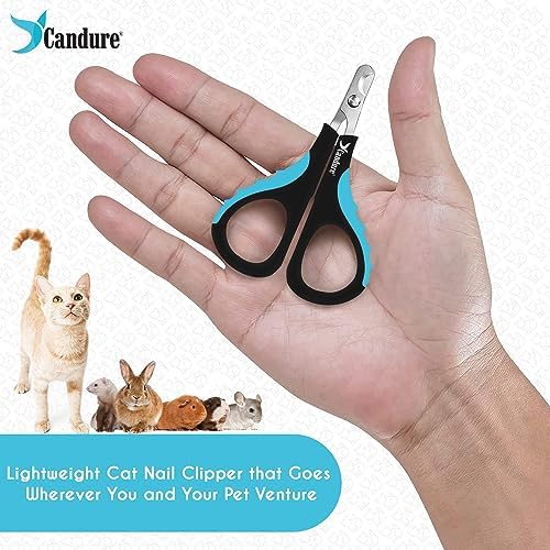 Candure Cat Nail Clipper Stainless Steel Cat Claw Trimmers - Image 5