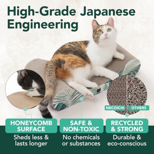 Necoichi Cardboard Cat Scratcher Bed - Image 4