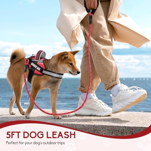 Service Dog Vest Harness and Leash Set, Animire in Training Dog Harness - Image 7
