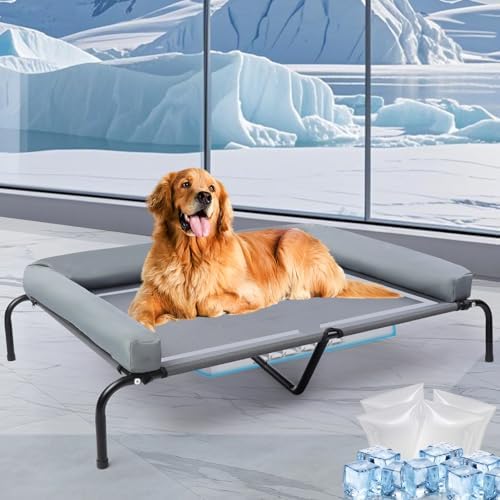 48'' Cooling Elevated Dog Bed by Unknown