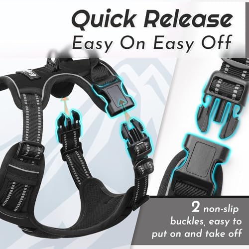 Eagloo Dog Harness for Medium Sized Dogs, No Pull Vest - Image 6