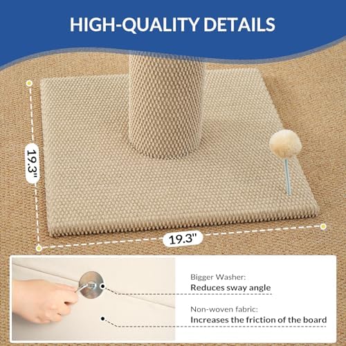 Cat Craft 41" Cat Scratching Post - Image 5