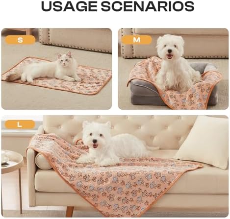 Luciphia Dog Blanket 3 Pack, Soft Cozy Fleece Throw - Image 4