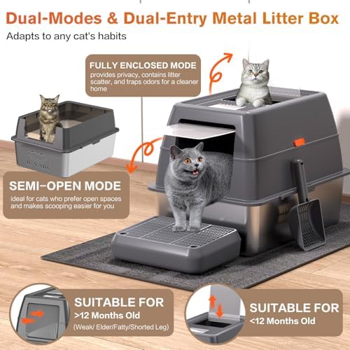 XXXL Stainless Steel Litter Box - Image 3