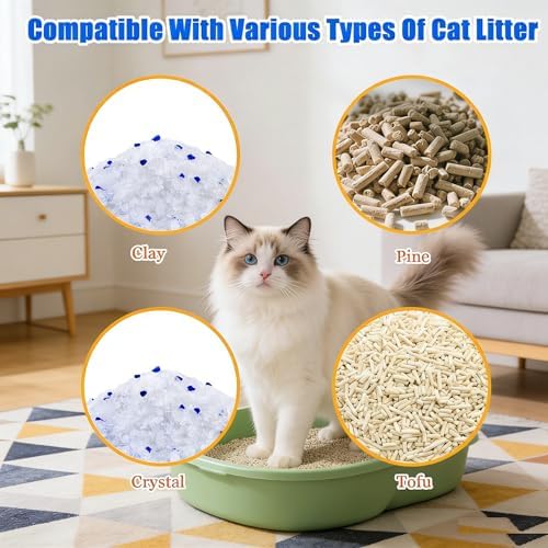Cat Litter Scoop Metal 304 Stainless Steel, One-Piece Pressed Design - Image 5