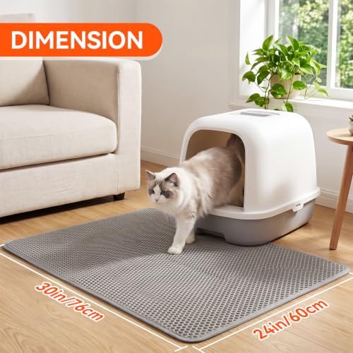 Cat Litter Mat, Double Layer Litter Trapping Mat - Image 2