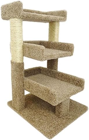 New Cat Condos 110029-Brown-Parent Premier Triple Cat Perch by New+Cat+Condos