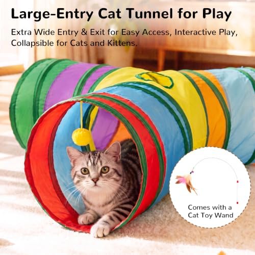 Tempcore Cat Tunnel, 3-Way Collapsible Toy - Image 3