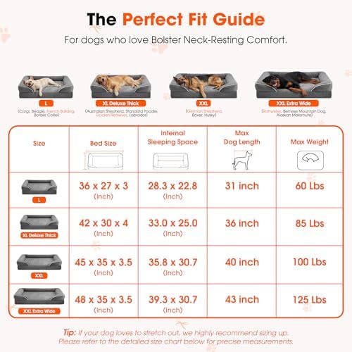 Waterproof Orthopedic Dog Bed for Extra Large Dogs - Image 6