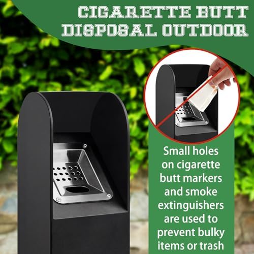 MorningRo Disposal Outdoor Standing Trash Can - Image 5
