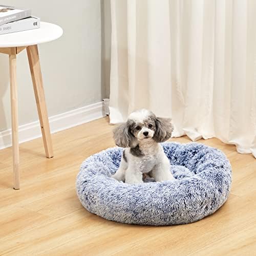 Bedfolks Calming Fluffy Donut Dog Bed - Image 2