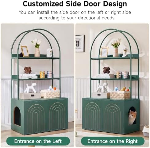 Arched Cat Litter Box Enclosure - Image 5